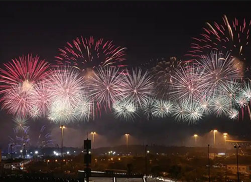 南开区焰火晚会